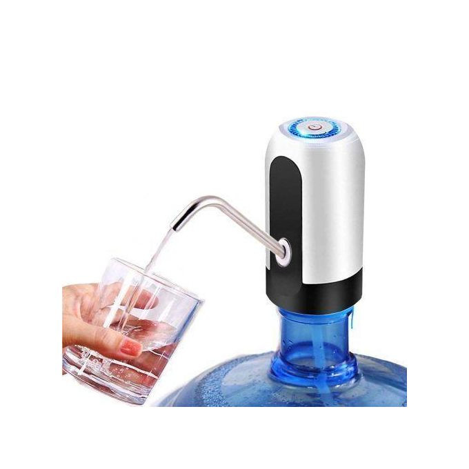 Original Automatic Water Dispenser With Electric Rechargeable Pump- Black, White