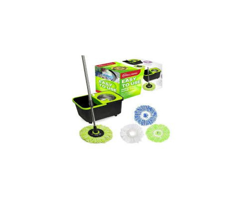 Magic Floor Cleaning Spin Mopper - Multicolor