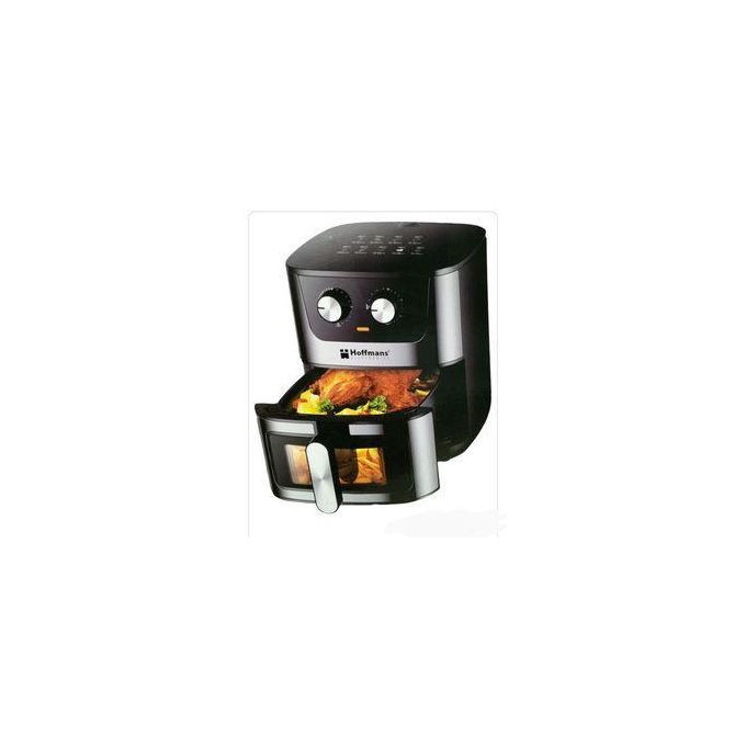 Hoffmans Original 8L / 8 Litres Electric Airfryer / Air Fryer - Black