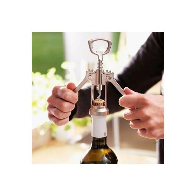wine opener - silver