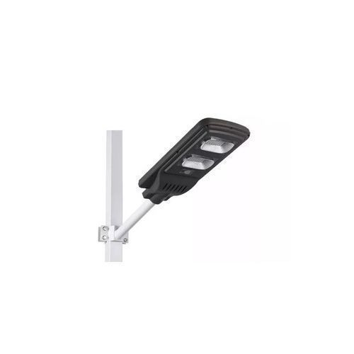 60W Outdoor IP65 Intergrated Solar Street Light With Remote - Black