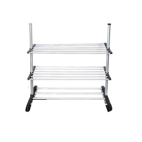 Cloth & Shoe Rack - Black,White