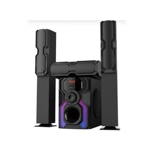 Global Star 3.1 Heavy Bass HiFi Home Theater Speaker System  Black