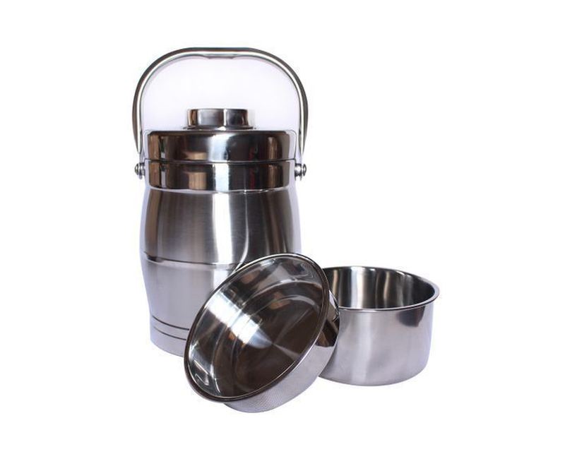 Aulun Food Flask - 2.5L, Silver