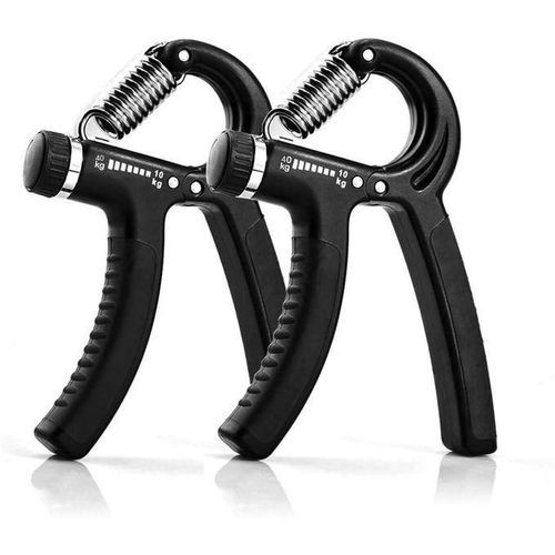 Adjustable Hand Grip Strengthener Resistance 10-40 ,Non-slip Hand Gripper Exerciser, Strengthen Grip, Hand Squeezer, Forearm Grip, Hand Exerciser, Gripper, Fitness Finger Strengthener With Stainless Steel Spring For Strong Wrists, Fingers, & Hands
