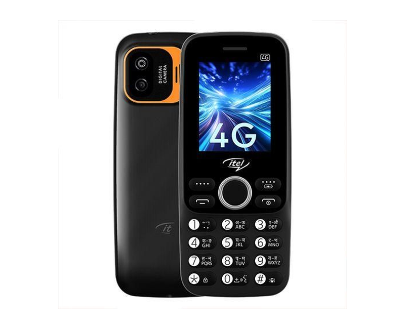 Itel 9020 4G -2.0" Basic Tiktok Dual SIM Phone 1000mah - Black