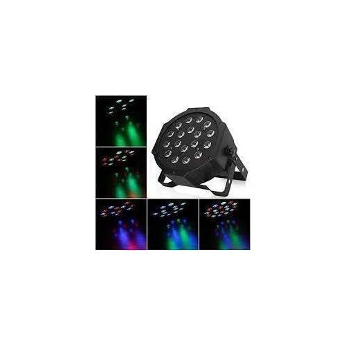 RGB Led Mini Par Light 18x1W Beam Wash Dmx Stage Light Effect KTV Dj Bar Party Wedding Disco-Multicolor