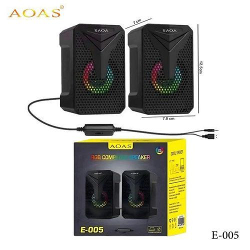 USB Speakers For Laptops And Desktops - Black