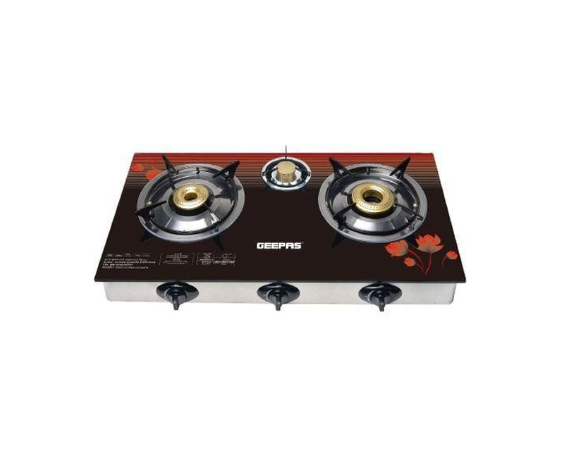 Geepas GGC31012 3 Burner Gas Cooker - Multicolor