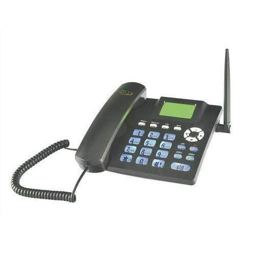 SQ Mobile LS930 Dual Sim GSM Wireless Landline Desktop Phone - Black/White.