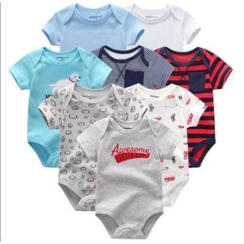 5 Piece Baby Overall Bodysuits - Multiple Designs  /0-12 Months