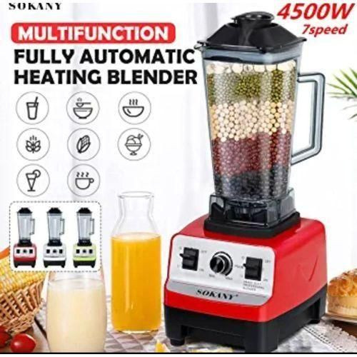 Sokany Commercial Blender Multi-Purpose For Heavy Duty Work - Red/White