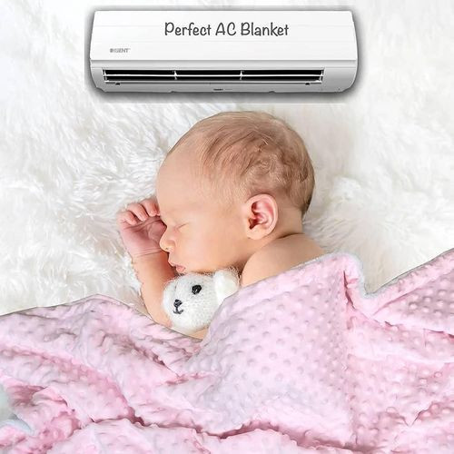 Baby Shawl Receiver Baby Receiver - Pink White