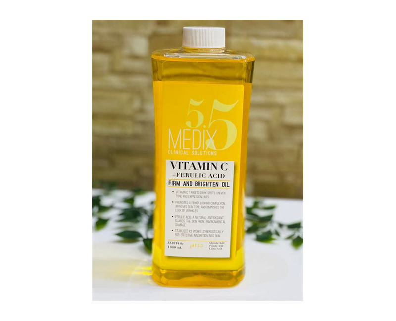 Medix 5.5 Vitamin C Body Oil With Glycolic & Ferulic Acid