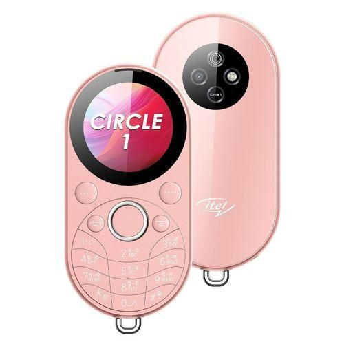 Itel Circle 1 - 1.32" 32MB RAM 32MB ROM 0.03MP 500mAh - Rose Gold