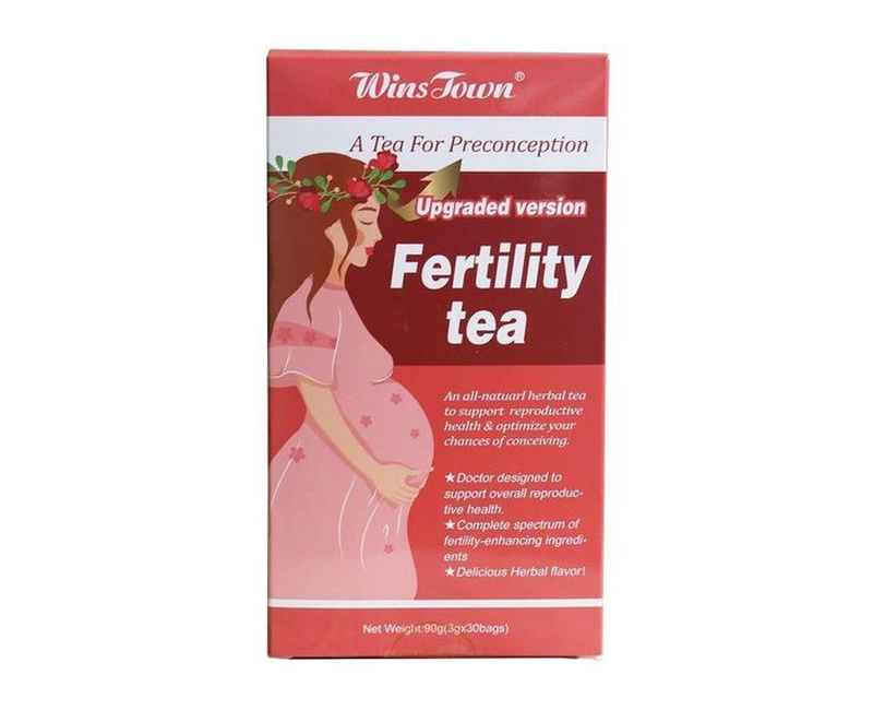 Wins Town Fertility Tea For Women, Promotes Ovulation, Supports Hormonal Balance and Pregnancy, 30 Tea Bags