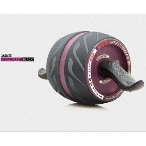 AB Roller Wheel With Knee Support Mat/Ab Carver - Black