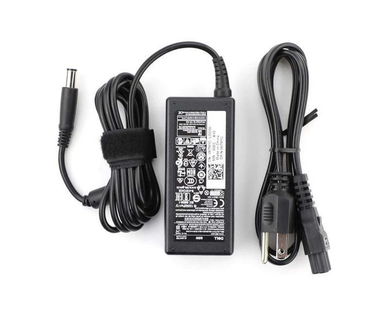 DELL 65W - 19.5V3.34A Big Pin Laptop Adapter (with Power Cord)