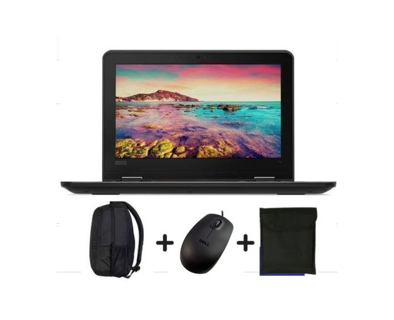 Lenovo Thinkpad 11e 11.6",Intel Celeron 4GB RAM 128GB SSD Black,with Free Bag & Mouse Refurbished.
