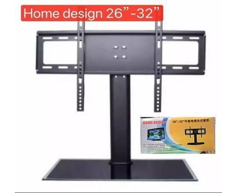 26-32 Inch Universal-Flat Screen TV Table Bracket With Base-Black
