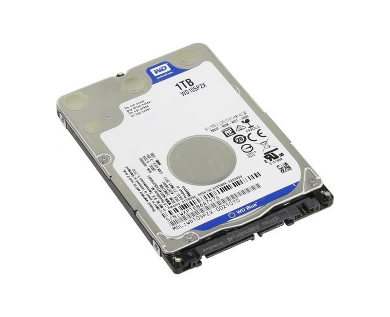 WD 1TB Blue Slim Internal Laptop Hard Disk - White/Blue color