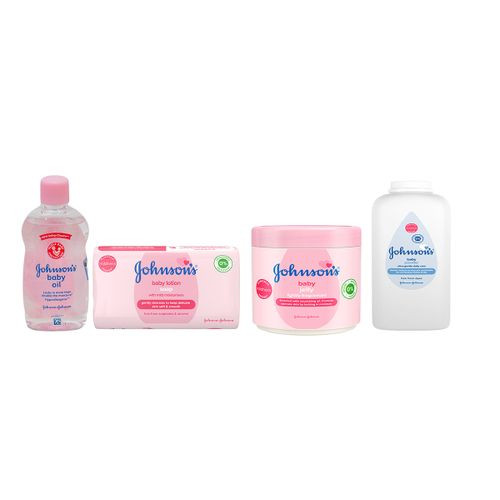 Johnson's Baby Baby Mini Gift (4 Pack)/200ml-Pink