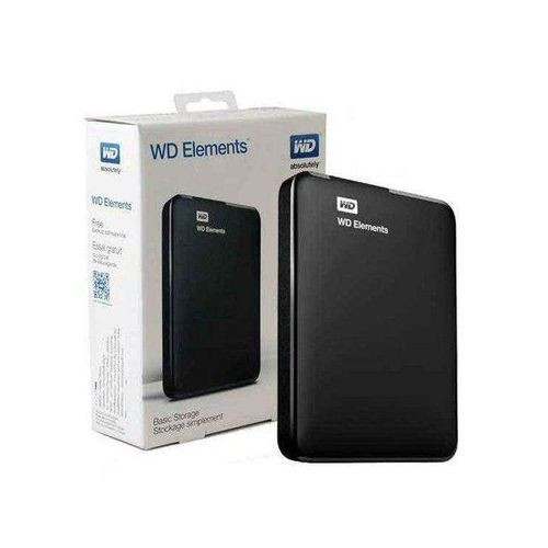 Western Digital 500GB External Hard Disk (HDD) - Black