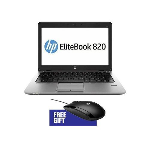 . HP EliteBook 820 (12.5-inch, Core i5, 8GB RAM, 500GB HDD, Refurbished) - Black (6 Months Warranty)