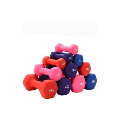 Other A Pair Of 4kgs Vinyl Dumbbells - Multicolor.
