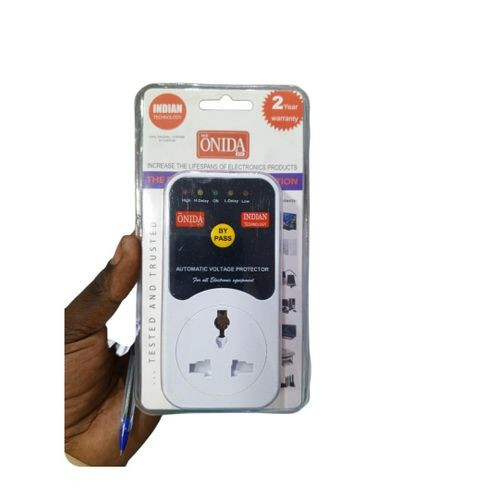 Automatic Voltage Protector Protect Your Appliances From Voltage Fluctuations Power Regulator - White.