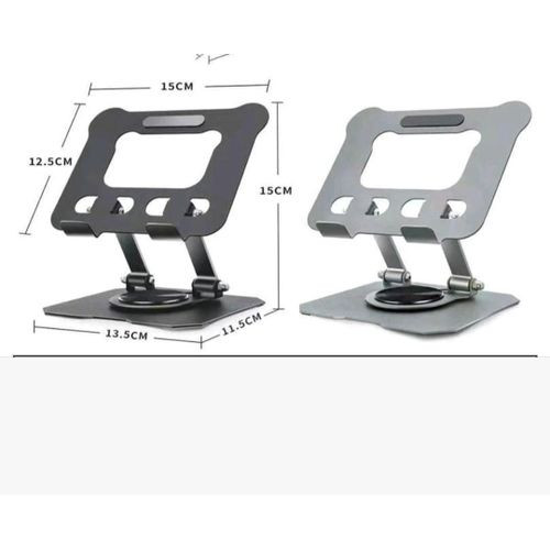 Desktop Folding Stand Phone Stand - Silver/Black