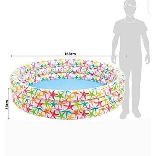 Intex Inflatable Kids Swimming Pool - Multi-Colours