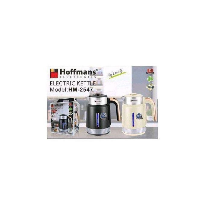 Hoffmans 2.5L Electric Milk Boiling/ Cooking Pacolator/Kettle -Black