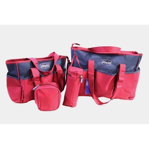 Chicco 5pc Baby Multi-Functional Carry Cot - Maroon/Navy Blue