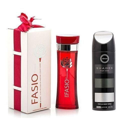 EMPER Fasio Essence Eau De Parfum For Women - 100ml & Armaf Shades Deodorant Body Spray For Men - 200 - Ml