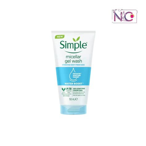 Simple Water Boost Micellar Facial Gel Wash 150ml