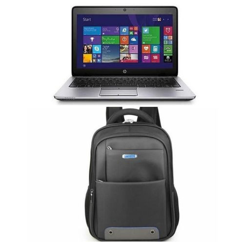 RENEWED HP EliteBook 820 G2 Core i5 4GB RAM 1TB HDD + Office Bag - Black