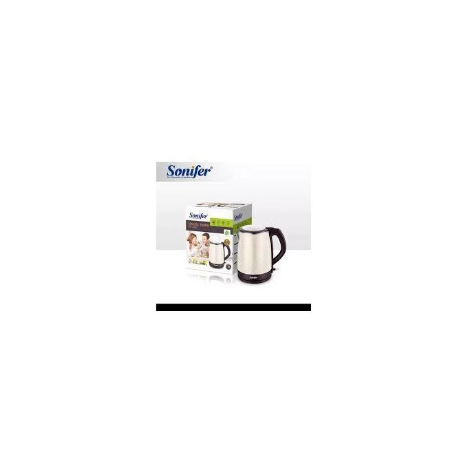 Sonifer SF-2025 Household High Quality 1850w Big 1.8L Water Stainless Steel Double Layer Electric Kettle..
