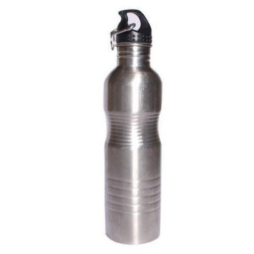 Stainless Steel Vacuum Travel Bottle, 1L - Silver