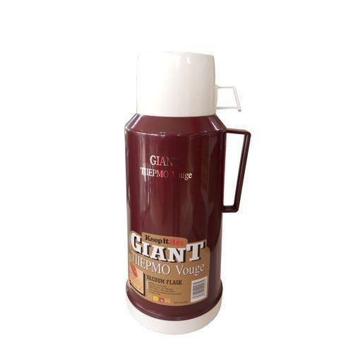 Giant 1.8 Litres Giant Plastic Vacuum Flask - Maroon