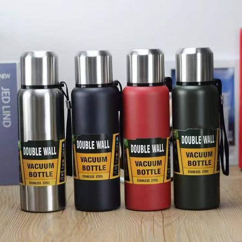 JK 1.0L Double Wall Insulated Vacuum Bottle- Multi-Color