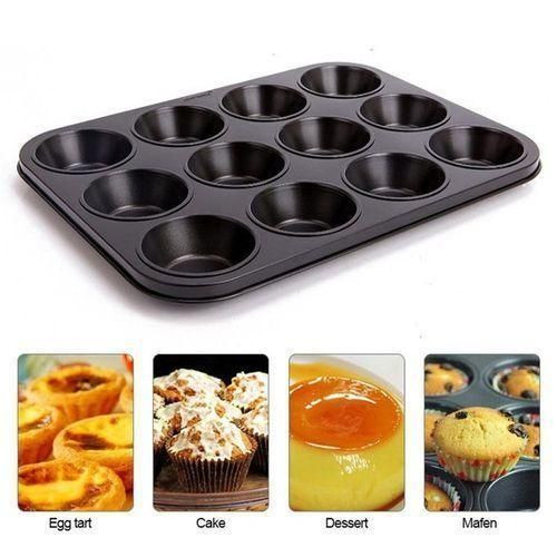 Cupcake Baking Tray 12 Holes Mold