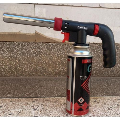 Gas Lighter Torch Gun Plus Gas Canister