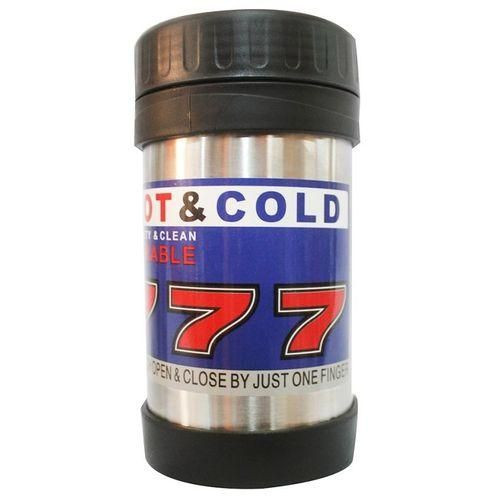 777 Hot And Cold Stainless Steel Vaccuum Cup - Black