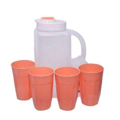 Yiwu Plastic Fridge Bottle 4Ltr Orange - Green