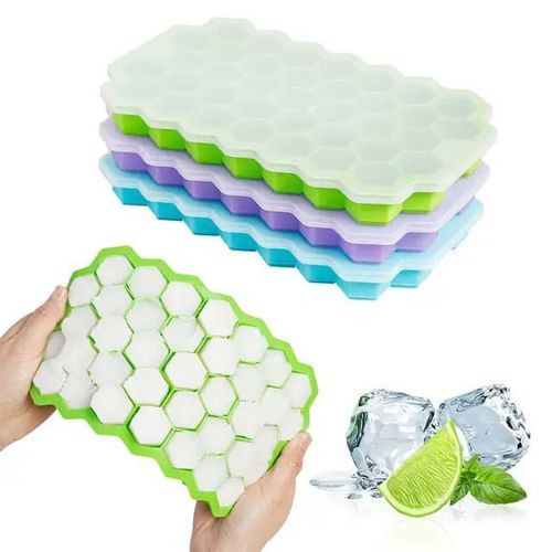 Silicone Honeycomb Ice Cube Tray - Multicolor