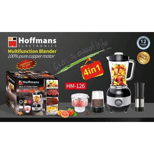 Hoffmans Multifunction Blender Model HM-126 - Black