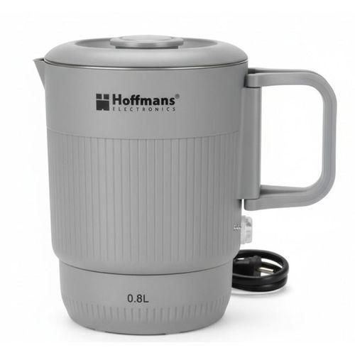New Hoffmans 3-in-1 Foldable Fast Boil Electric 0.8L Travel Kettle, Cup & Pot 1200W HM-2560 - White/Grey