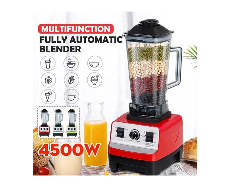 SilverCrest 4L 4500W Powerful Commercial Blender - Red