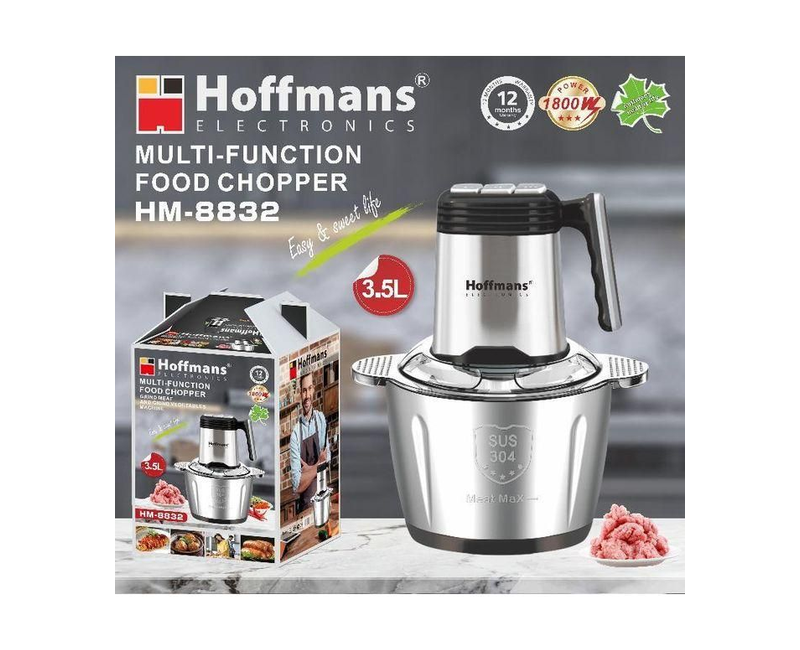 Hoffmans Multi-Function Food Chopper HM-8832 - Silver